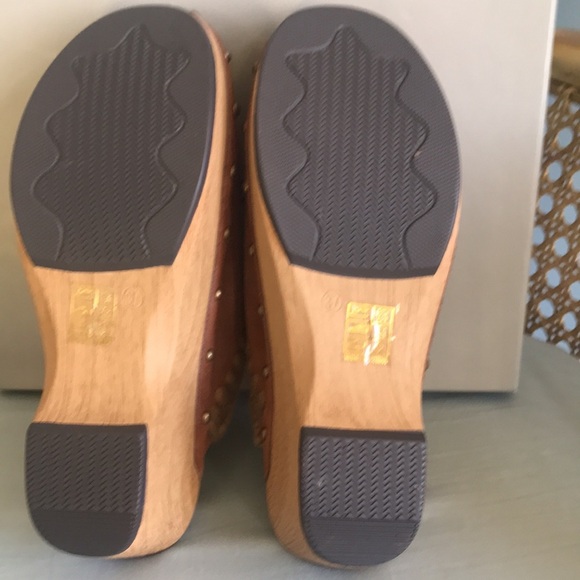NWT Antelope Hedy brown suede leather slip on clogs Size 38/7 boho gypsy hippie - Picture 7 of 13